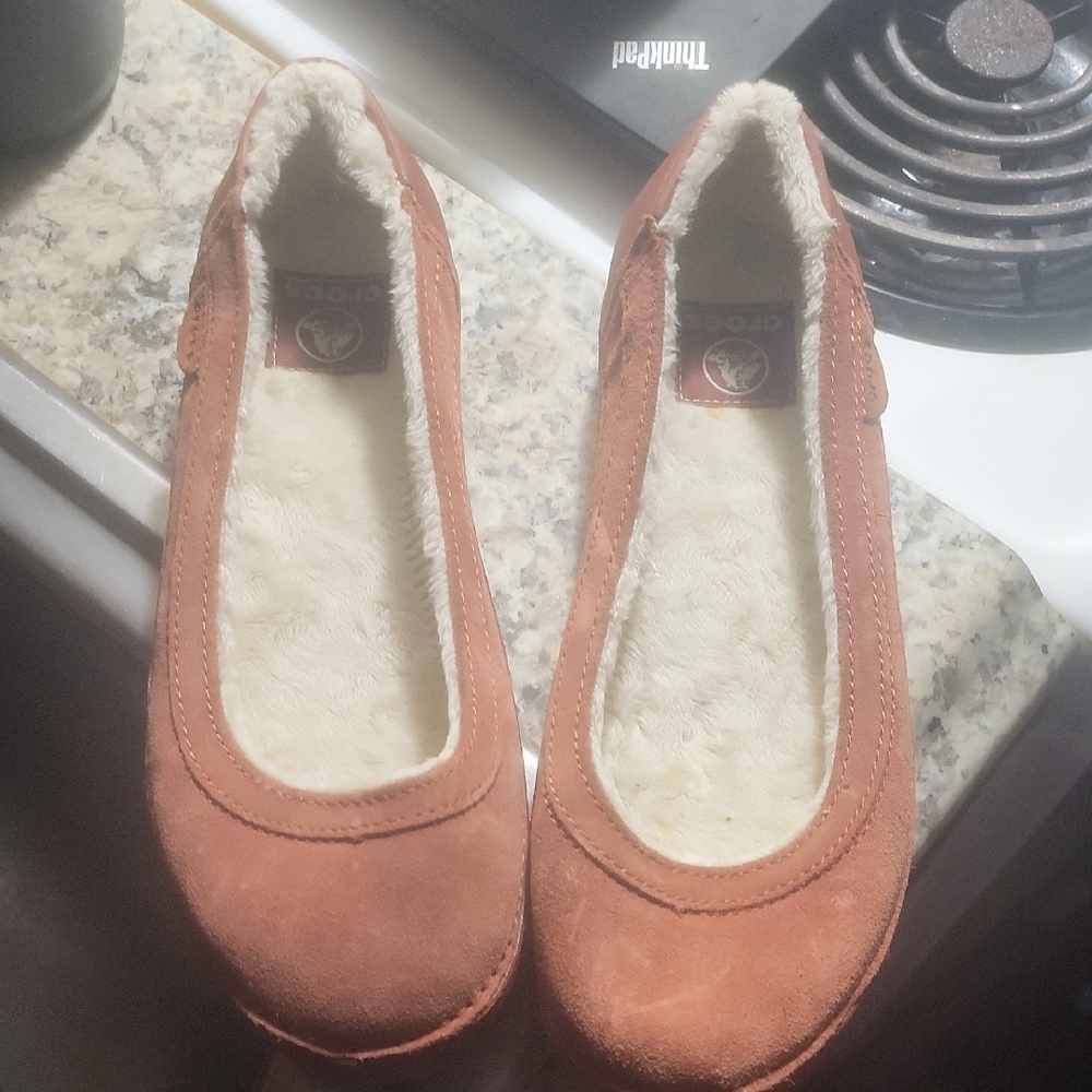 Cozy Brown Fleece-Lined Women's Shoes